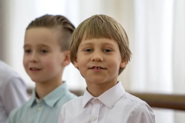 Odessa Ukraine Março 2018 Crianças Apresentam Concerto Escola Primária Criatividade — Fotografia de Stock