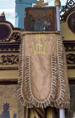 Eski mümin Kilisesi, St. Paraskeva, Mirny yerleşme, Kiliya district, Odessa region, Besarabya. Lipovan eski kilise topluluğu, çan, Tapınağı, bir iç, kilise eski kitaplar