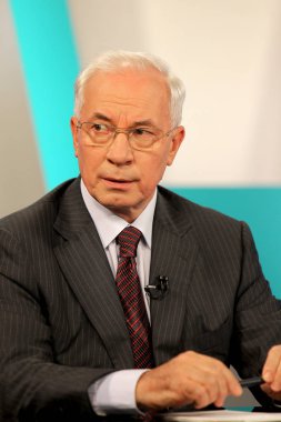 Odessa, Ukrayna, 23 Eylül 2010: Odessa çalışma ziyareti sırasında Başbakan Ukrayna Mykola Azarov söyledi. Ukrayna'nın bölgeler partisi. Bakanlar Kurulu Başkanı Viktor Yanukoviç