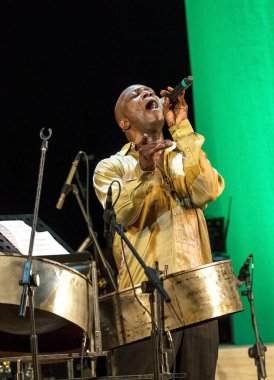 Odessa, Ukrayna - 8 Haziran 2013: Geleneksel uluslararası müzik Caz Festivali Jazzfest 