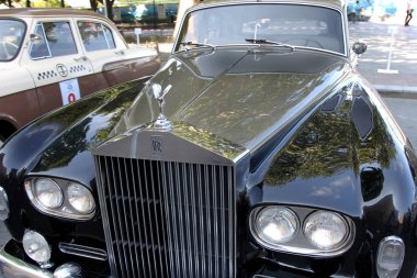 Odessa, Ukrayna - 10 Haziran 2011: geleneksel sergi geri efsanevi lüks retro otomobil, sanat, odessa, Ukrayna potemkin merdivenleri 10 Haziran 2011 tarihinde dünyanın her yerinden en iyi örnekleri.