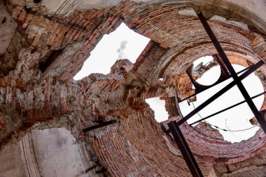 Jitomir, Ukrayna bir antik kale Tereshchenko toprak kalıntıları. 20. yüzyılın başlarında Rusya Devrimi sırasında proletaryanın Vandallar tarafından yok güzel eski kale. Vandalizm ve İklim erozyon kaleden daha da imha