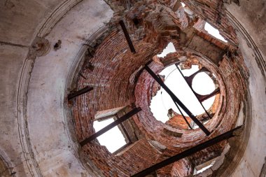 Jitomir, Ukrayna bir antik kale Tereshchenko toprak kalıntıları. 20. yüzyılın başlarında Rusya Devrimi sırasında proletaryanın Vandallar tarafından yok güzel eski kale. Vandalizm ve İklim erozyon kaleden daha da imha