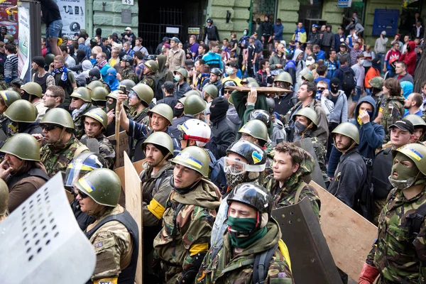 Odessa Ukraina Maja 2014 Tragiczne Zamieszki Centrum Popełnione Radykalne Ukraińskich — Zdjęcie stockowe