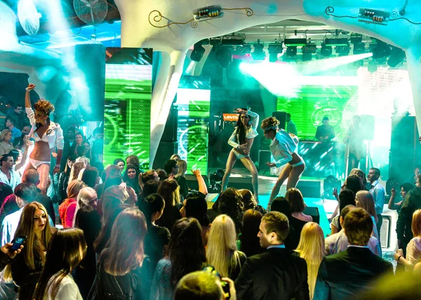 Odessa Giugno Nightclub Presenta Nuovo Spettacolo Luce Moderna Nuovo Intrattenimento — Foto Stock