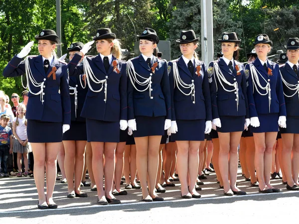 Odessa May Events Commemorate Anniversary Victory World War Military Women — Stock Photo, Image