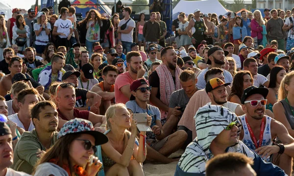 Odessa Ukraine August 2017 Große Menge Von Zuschauern Fans Bei — Stockfoto