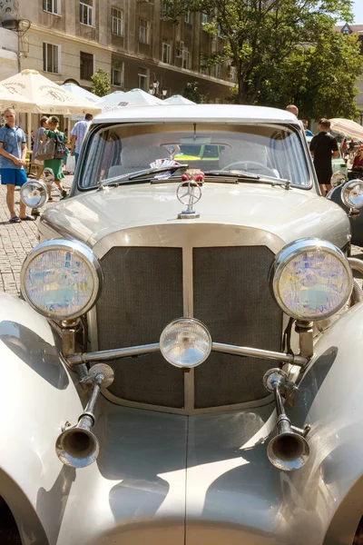 Odessa Ucrania Agosto 2017 Modelos Únicos Coches Muestran Exposición Tradicional — Foto de Stock