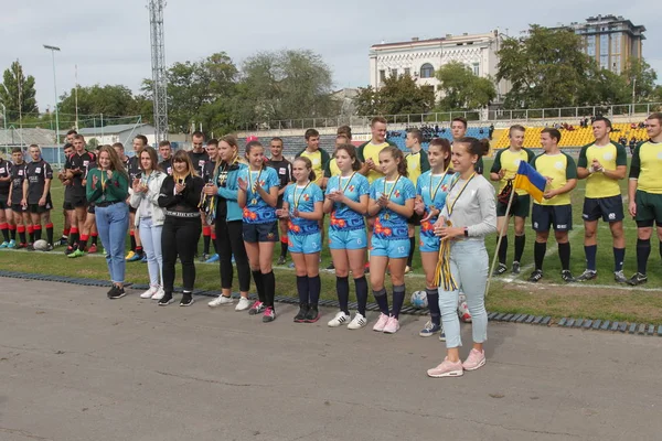 Одесса Украина Сентября 2018 Года Финальные Игры Сильнейших Команд Регби — стоковое фото