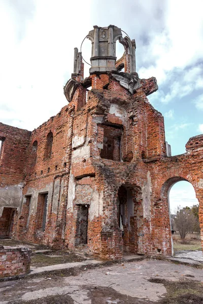 Rovine Antico Castello Tereshchenko Proprietario Terriero Zhitomir Ucraina Bellissimo Vecchio — Foto Stock