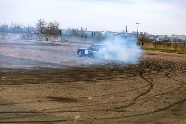 Odessa Ukraine April 2017 Combat Drifters Local Drifting Competitions Drifting — Stock Photo, Image