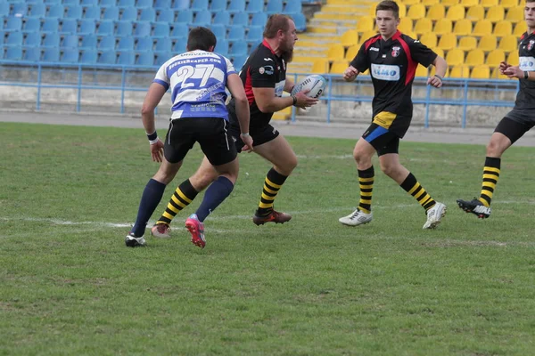 Odessa Ukraina Września 2018 Ostatnie Gry Najsilniejszych Drużyn Rugby Mistrzostwach — Zdjęcie stockowe