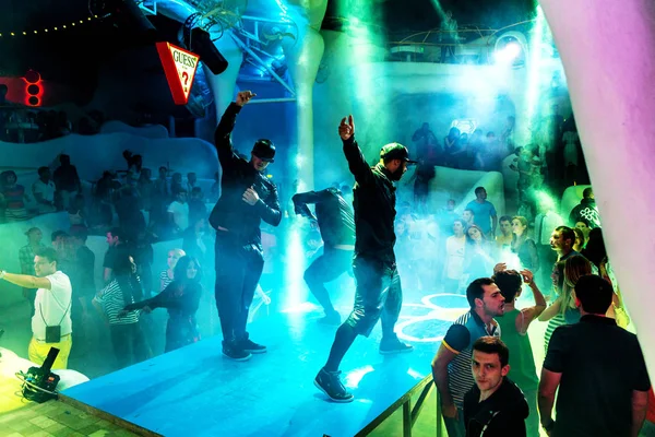 Odessa Junio Discoteca Presenta Nuevo Espectáculo Luz Moderna Nuevo Entretenimiento — Foto de Stock