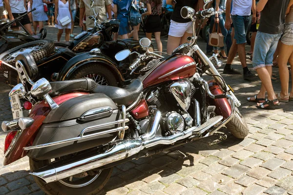 Odessa Ucrânia Agosto 2017 Modelos Únicos Motocicletas São Demonstrados Exposição — Fotografia de Stock