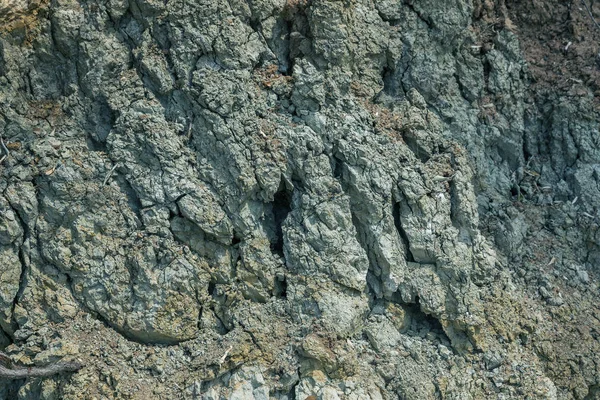 Kék Agyag Geológiai Lelőhelye Kék Agyag Egy Ritka Természetes Kozmetikai — Stock Fotó