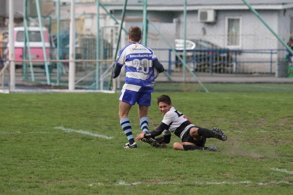 Odessa Ukraine September 2018 Endspiele Der Stärksten Rugby Mannschaften Der — Stockfoto