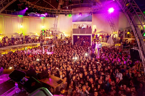 Одесса Украина Мая 2014 Года Большая Толпа Людей Развлекается Ночном — стоковое фото