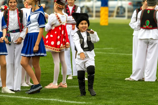 Odessa Ukraina Października 2017 Dzieci Scenie Młody Dzieci Taniec Zespoły — Zdjęcie stockowe