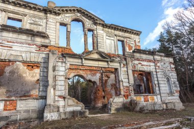 Jitomir, Ukrayna bir antik kale Tereshchenko toprak kalıntıları. 20. yüzyılın başlarında Rusya Devrimi sırasında proletaryanın Vandallar tarafından yok güzel eski kale. Vandalizm ve İklim erozyon kaleden daha da imha