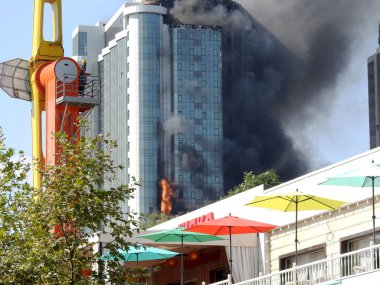 Odessa apartmanda yanan dramatik atış