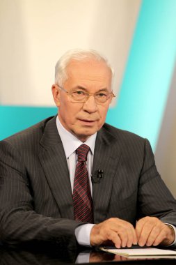 Odessa, Ukrayna, 23 Eylül 2010: Odessa çalışma ziyareti sırasında Başbakan Ukrayna Mykola Azarov söyledi. Ukrayna'nın bölgeler partisi. Bakanlar Kurulu Başkanı Viktor Yanukoviç