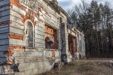 Jitomir, Ukrayna bir antik kale Tereshchenko toprak kalıntıları. 20. yüzyılın başlarında Rusya Devrimi sırasında proletaryanın Vandallar tarafından yok güzel eski kale. Vandalizm ve İklim erozyon kaleden daha da imha