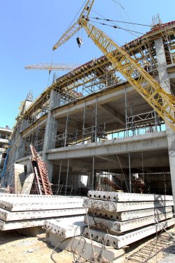 Odessa, Ukrayna - 13 Ağustos 2011: modern bir stadyum futbol için benzersiz bir teknoloji inşaat üst sınıf 35 bin seyirci Ağustos 13, 2011 içinde odessa, Ukrayna ile eşleşir..