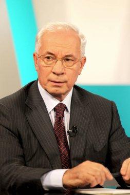 Odessa, Ukrayna, 23 Eylül 2010: Odessa çalışma ziyareti sırasında Başbakan Ukrayna Mykola Azarov söyledi. Ukrayna'nın bölgeler partisi. Bakanlar Kurulu Başkanı Viktor Yanukoviç