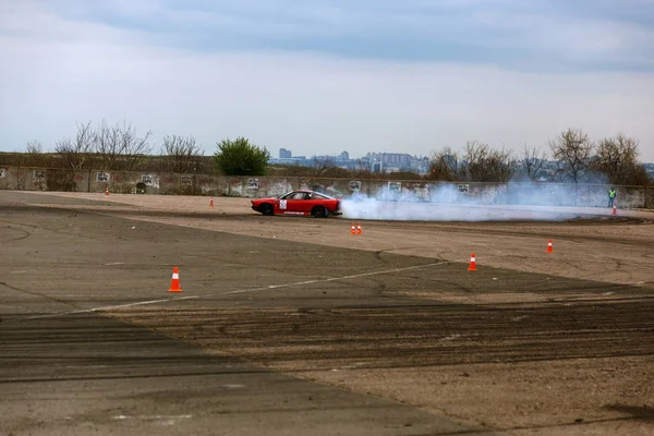 Odessa Ukraine April 2017 Combat Drifters Local Drifting Competitions Drifting — Stock Photo, Image