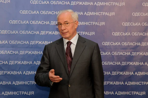 Odessa Ukraine September 2010 Prime Minister Ukraine Mykola Azarov Said — Stock Photo, Image