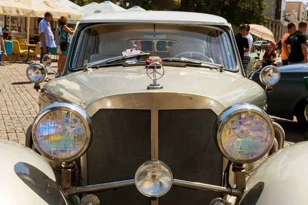 Odessa Ucrania Agosto 2017 Modelos Únicos Coches Muestran Exposición Tradicional — Foto de Stock