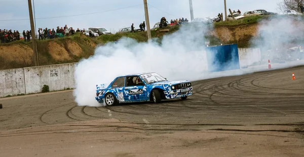 Odessa Ukraine April 2017 Combat Drifters Local Drifting Competitions Drifting — Stock Photo, Image