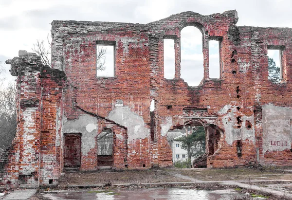 Ruinas Antiguo Castillo Terrateniente Tereshchenko Zhitomir Ucrania Hermoso Castillo Viejo — Foto de Stock