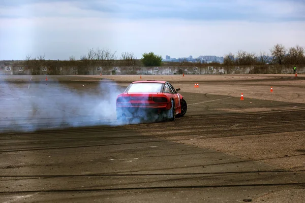 Odessa Ukraine April 2017 Combat Drifters Local Drifting Competitions Drifting — Stock Photo, Image