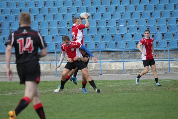 Odessa Ukraine September 2018 Endspiele Der Stärksten Rugby Mannschaften Der — Stockfoto