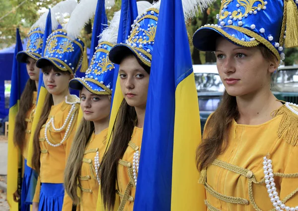 Odessa Ukraine Septembre Horaires Des Spectacles Théâtraux Impératrice Russe Catherine — Photo
