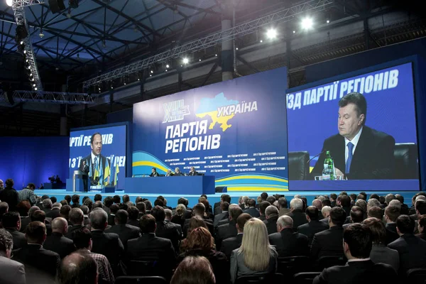 Kyjev Července Čtvrtý Prezident Ukrajiny Viktor Janukovyč Prezidentský Kandidát Tihipko — Stock fotografie