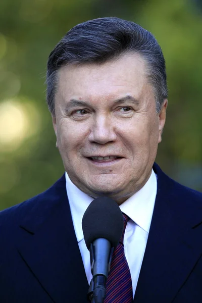 Odessa Oktober Der Ukrainische Präsident Viktor Janukowitsch Während Seines Arbeitsbesuchs — Stockfoto