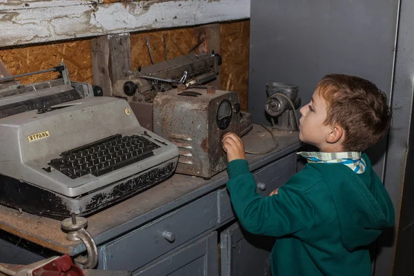 Nikolaev Ukrayna Cirka 2013 Kırık Eski Terk Edilmiş Vintage Mekanik — Stok fotoğraf