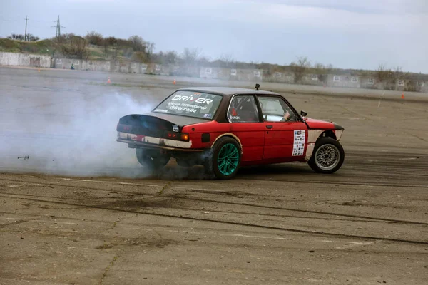 Odessa Ukraina April 2017 Bekämpa Drifters Lokala Drifting Tävlingar Drifting — Stockfoto