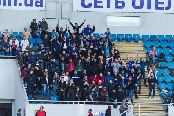 Odessa Ukraine 2018 Spectators Stands Stadium Football Fans Stadium Fans — Stock Photo, Image