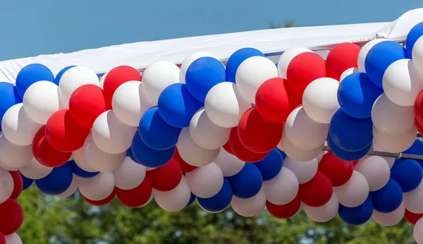 Festive Won Out Inflatable Balloons Decoration Children Festival Bright Balloons — Stock Photo, Image