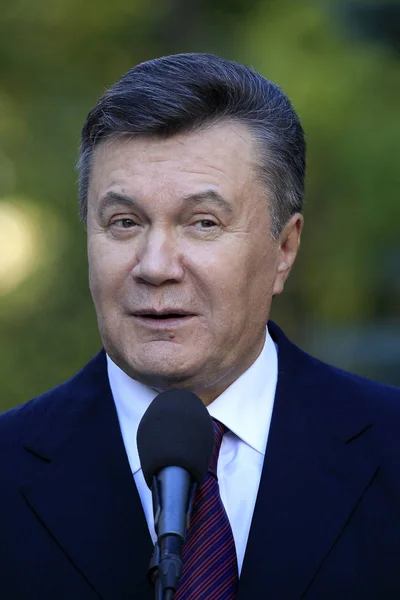 Odessa Października Prezydent Ukrainy Wiktor Janukowycz Podczas Wizyty Robocze Odessy — Zdjęcie stockowe