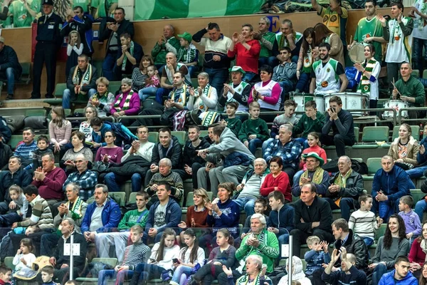 Odessa Ucraina Dicembre 2015 Tifosi Della Squadra Basket Gli Spettatori — Foto Stock