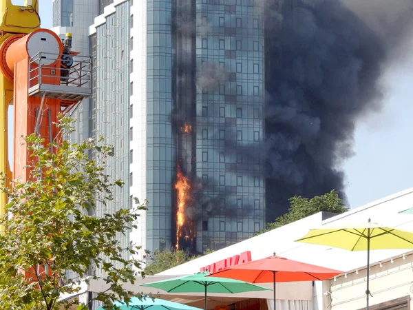 Odessa apartmanda yanan dramatik atış