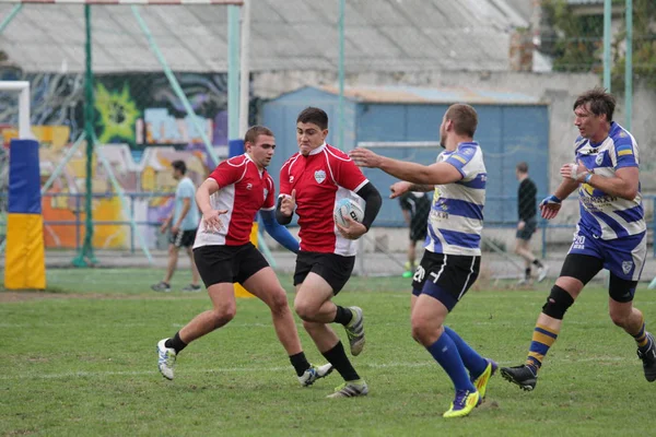 Odessa Ukraina September 2018 Finallekarna Starkaste Lag För Rugby Mästerskapet — Stockfoto