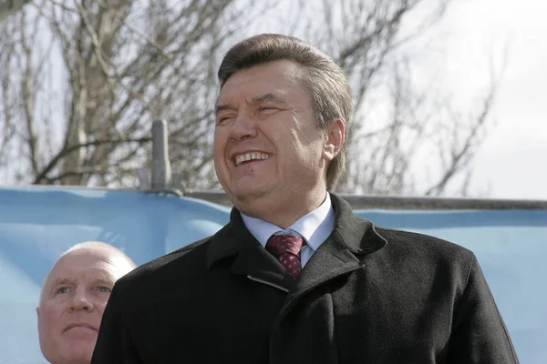 Одесса Марта Президент Украины Виктор Янукович Время Предвыборной Кампании Одессе — стоковое фото