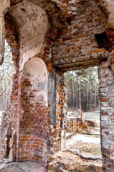 Ruinas Antiguo Castillo Terrateniente Tereshchenko Zhitomir Ucrania Hermoso Castillo Viejo — Foto de Stock