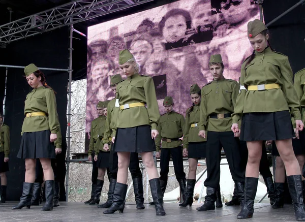 オデッサ 大祖国戦争の勝利の記念日を記念するイベント 兵士の勝利 2012年オデッサ ウクライナ — ストック写真