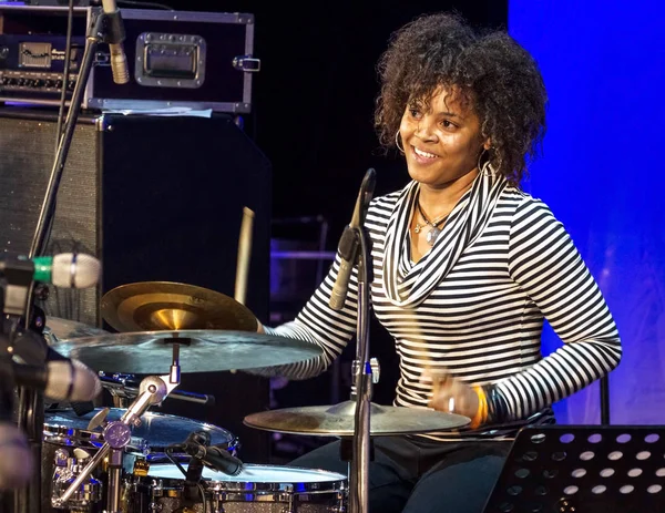 Odessa, Ukrayna-8 Haziran 2013: geleneksel uluslararası müzik Caz Festivali Jazzfest 